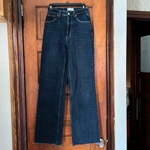 Zara Dark Wash Straight Leg Jeans